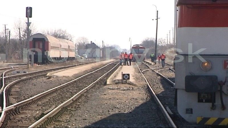 Vykoľajený vlak pri Kvetoslavove